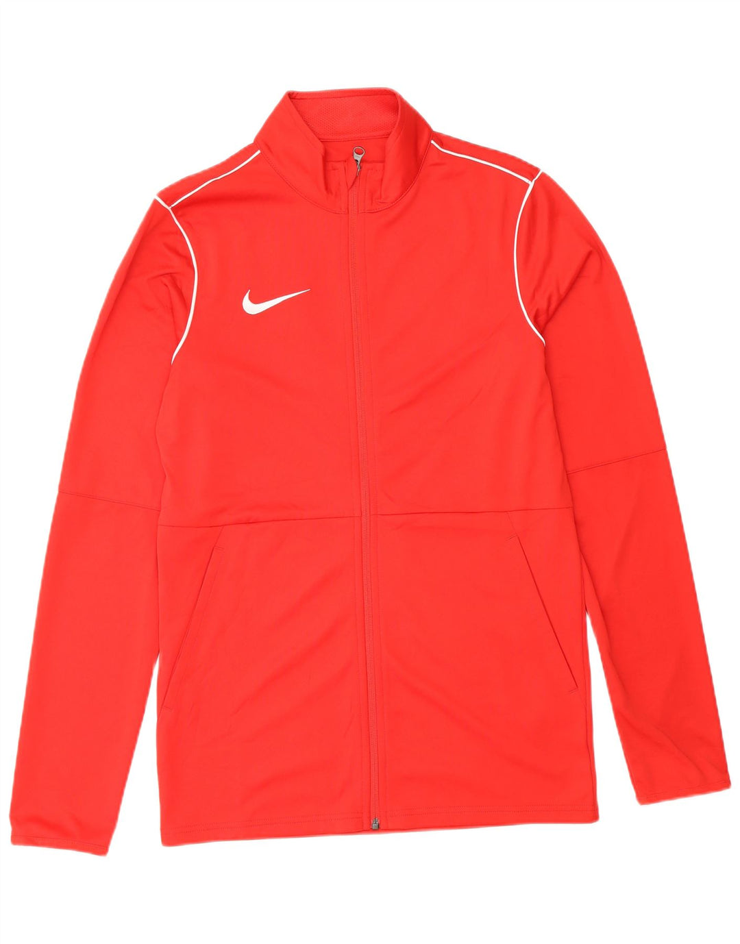 Giacca da ginnastica Nike Dri Fit Graphic da uomo, piccola, rossa, in poliestere