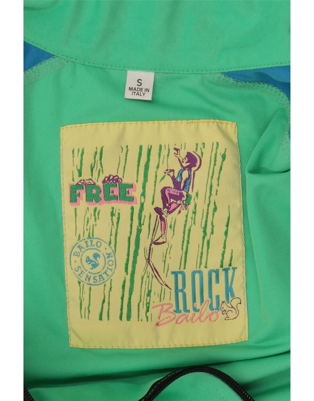 Giacca da tuta grafica da uomo BAILO piccola verde color block