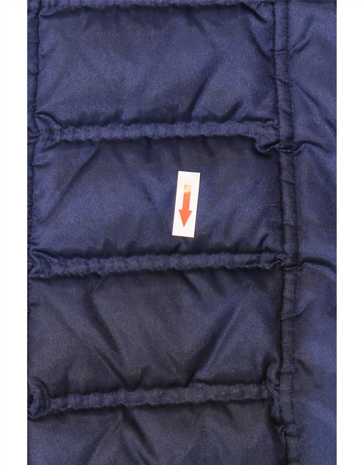 Cappotto imbottito con cappuccio da donna Fila UK 14 grande blu navy