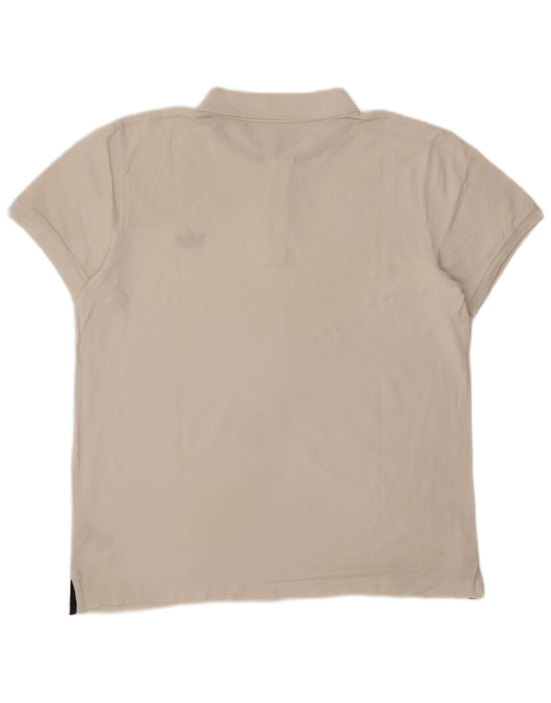 Polo Adidas da uomo grande in cotone bianco