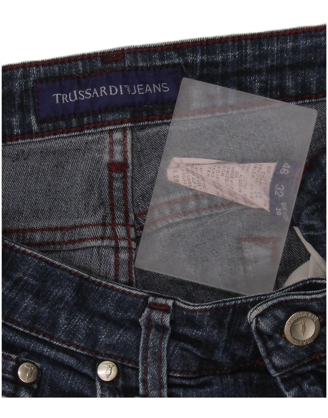 Jeans Skinny Donna TRUSSARDI W30 L33 Blu Cotone