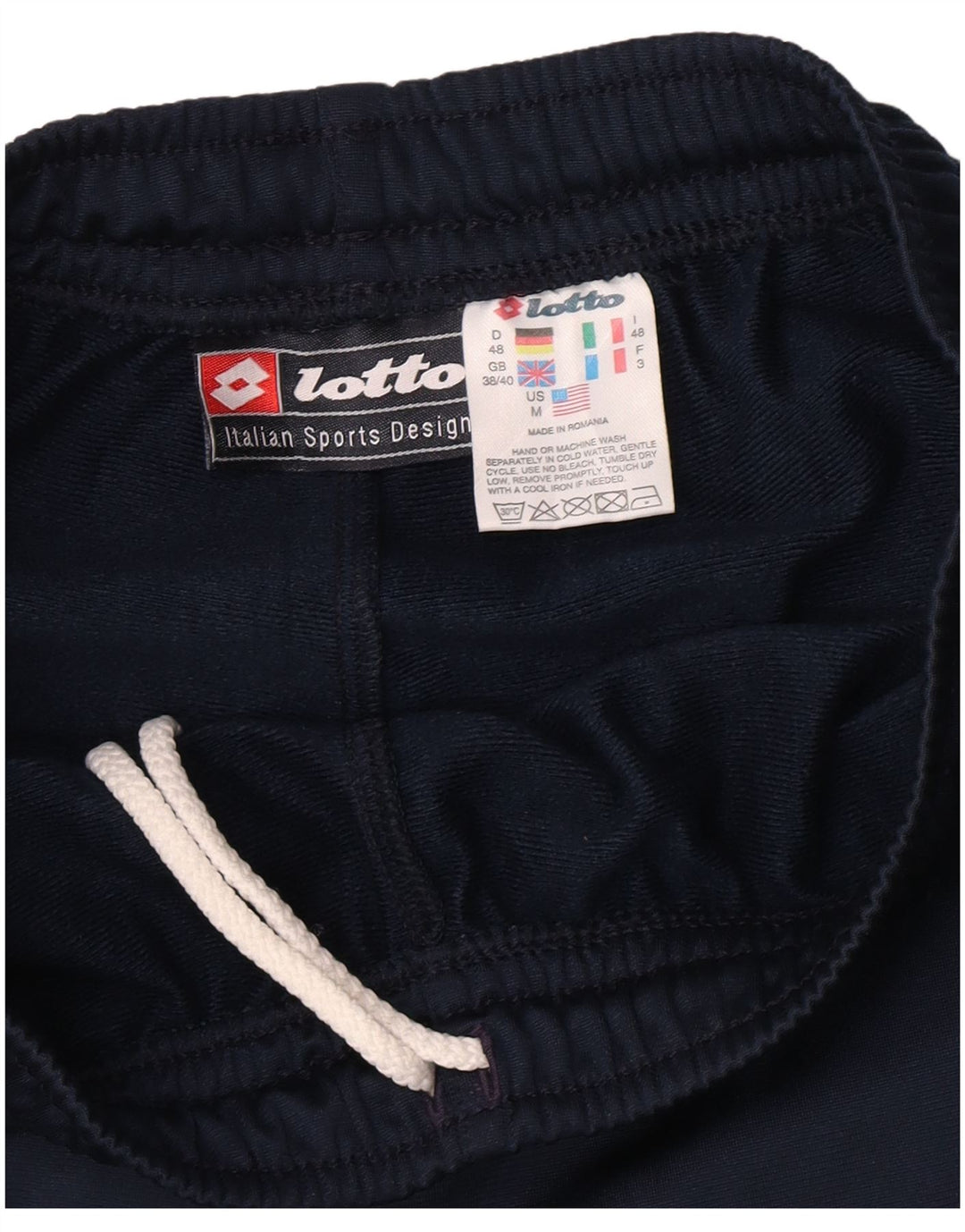 Pantaloni da tuta da uomo Lotto UK 38/40 Poliestere blu navy medio