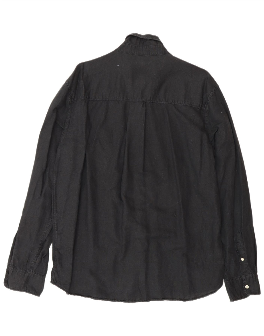 Camicia Zara da uomo in lino nero medio
