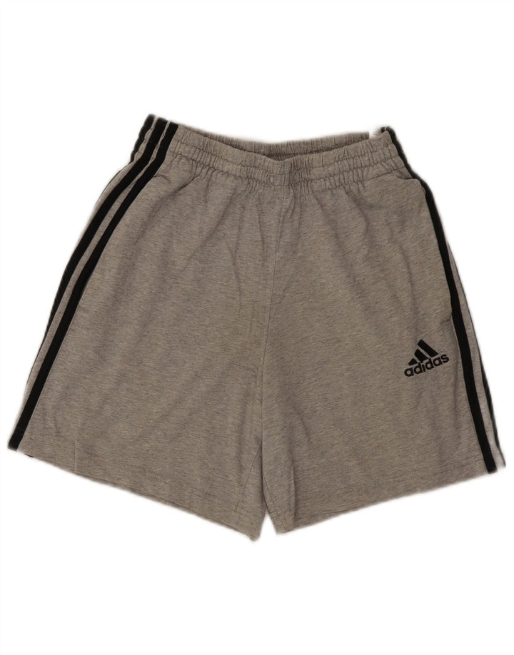 Pantaloncini sportivi Adidas da uomo piccoli grigi