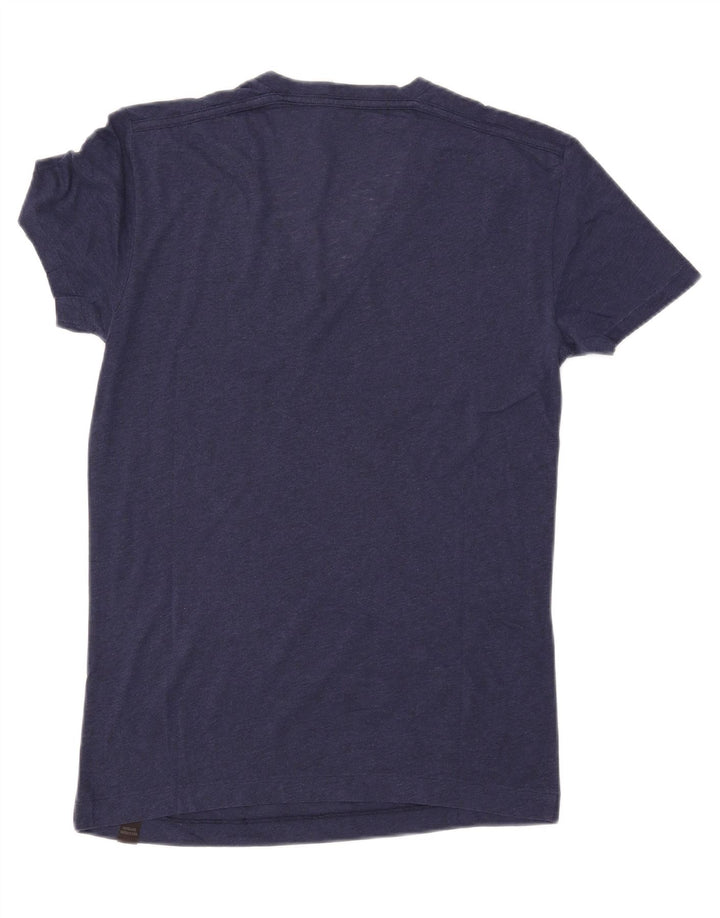 T-shirt da uomo G-STAR Top in cotone blu navy medio