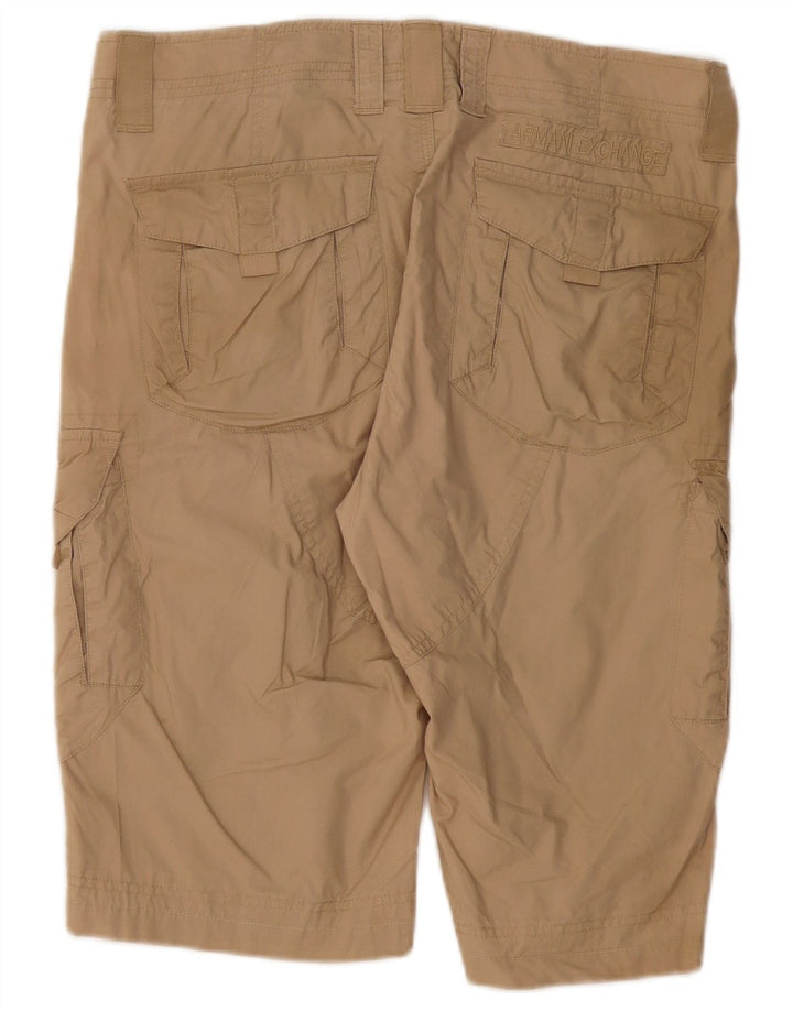 ARMANI EXCHANGE Pantaloncini cargo da uomo W32 Cotone beige medio