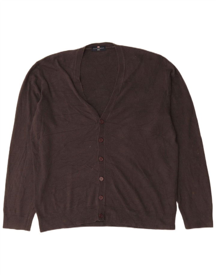 Maglione cardigan Harbour blu da uomo Marks & Spencer 2XL grigio acrilico
