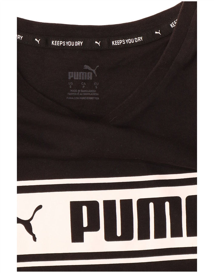 T-shirt grafica da uomo Puma Top Small Nera