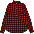 J. CREW Womens Perfect Fit Pullover Shirt UK 10 Small Red Gingham Cotton | Vintage J. Crew | Thrift | Second-Hand J. Crew | Used Clothing | Messina Hembry 