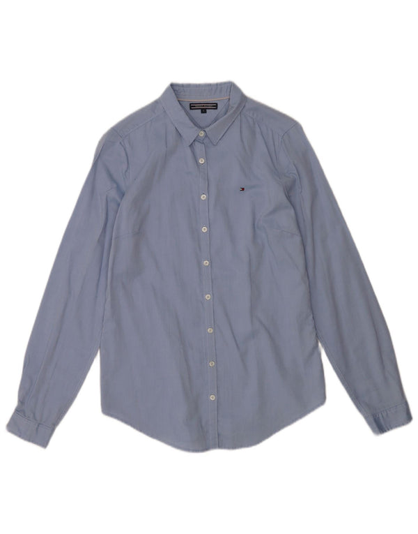 Camicia da donna Tommy Hilfiger US 6 cotone blu medio