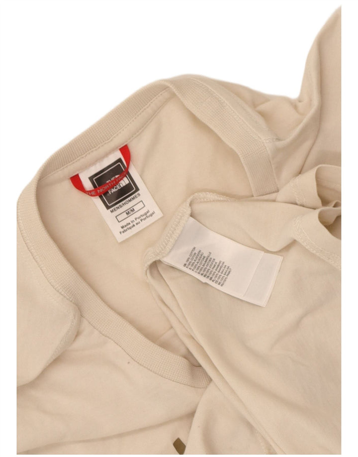 T-shirt grafica da uomo The North Face Top in cotone beige medio