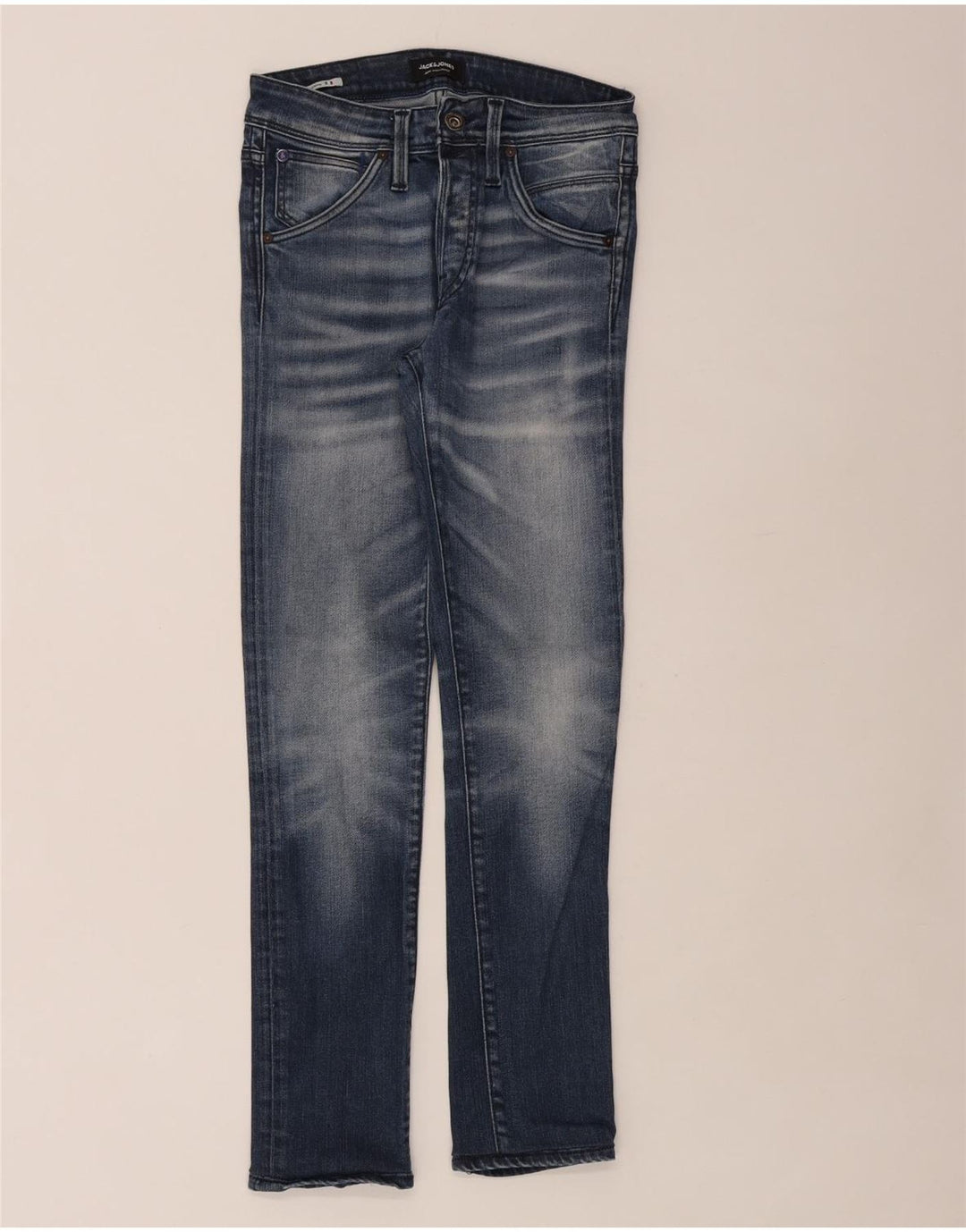 Jeans slim da uomo Jack & Jones W28 L30 cotone blu