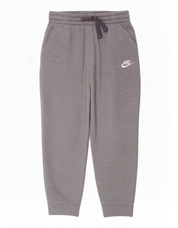 Pantaloni della tuta da ragazzo Nike Joggers 8-9 anni piccoli in cotone grigio