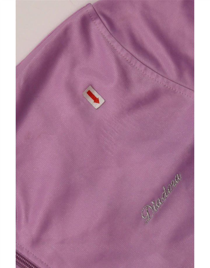 DIADORA Giacca da tuta da donna UK 16 Large Viola Poliestere