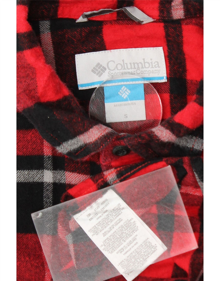 Columbia Piccolo plaid rosso da uomo in cotone