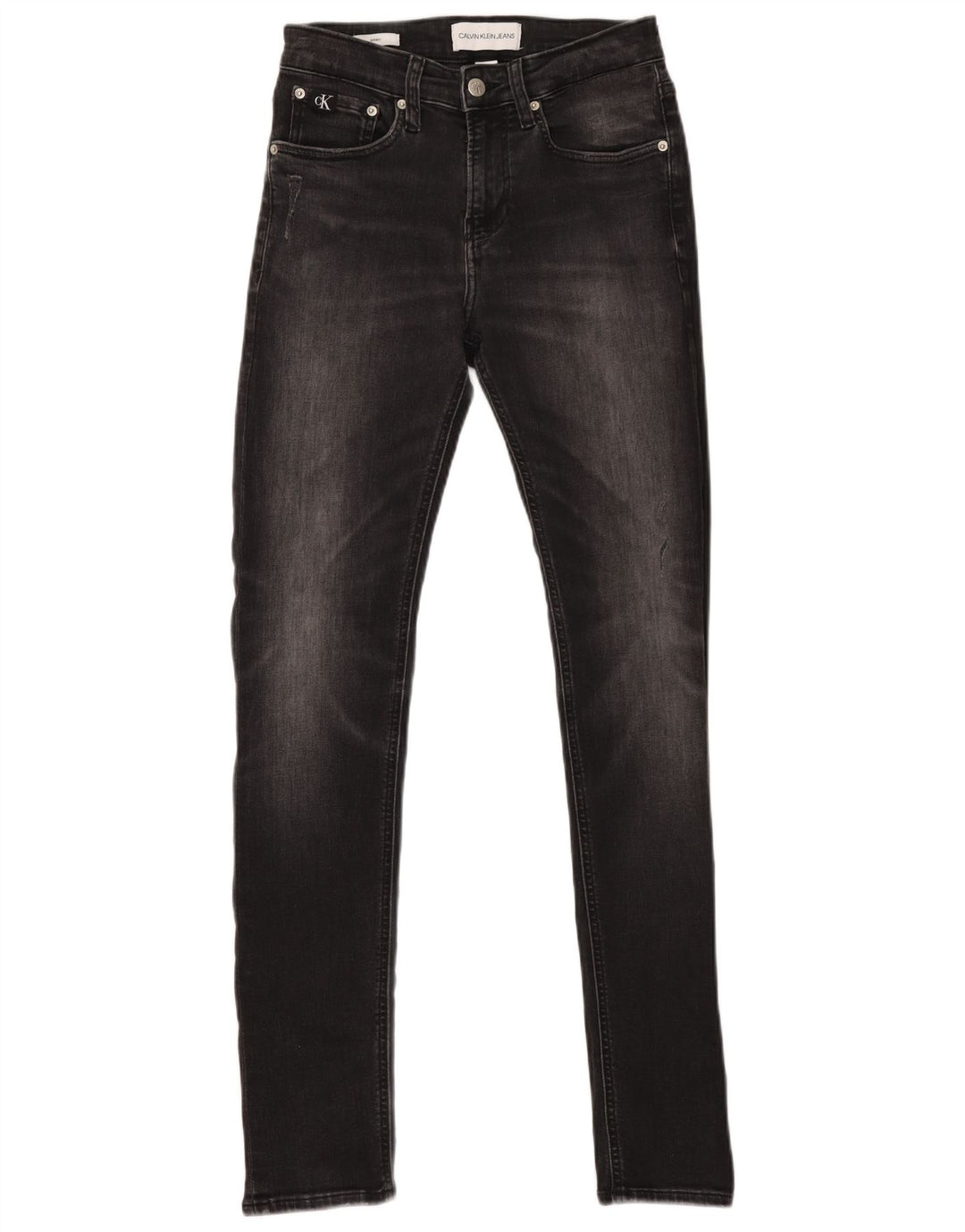 CALVIN KLEIN Jeans super skinny da uomo W28 L32 Grigi