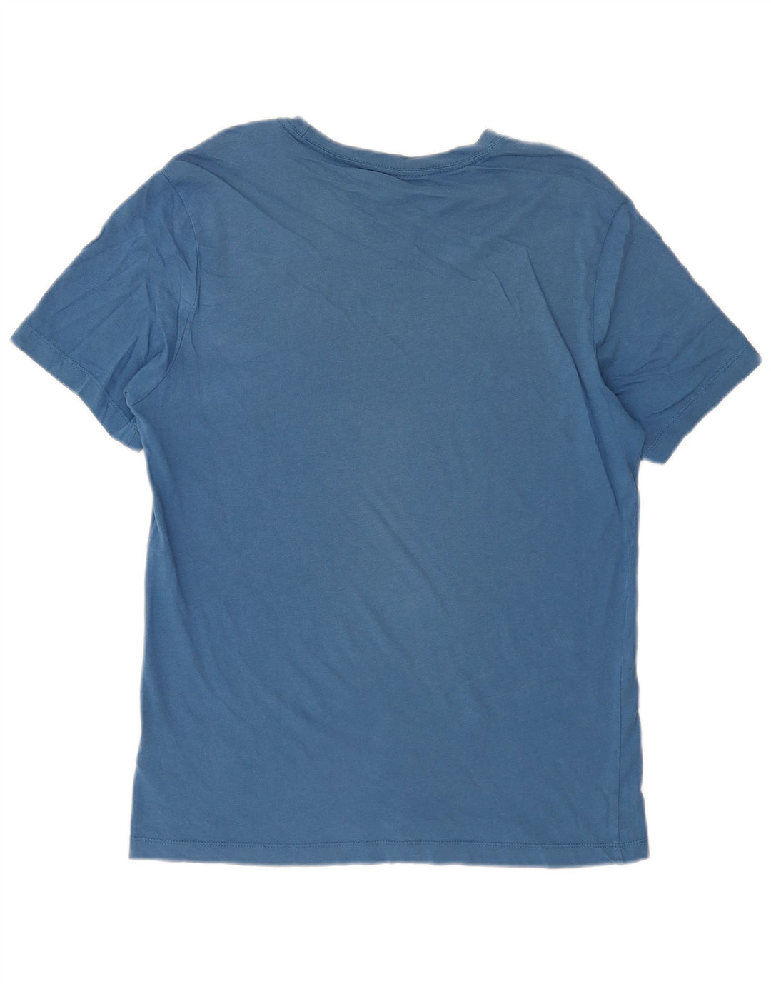 T-shirt da uomo NIKE Top blu medio in cotone