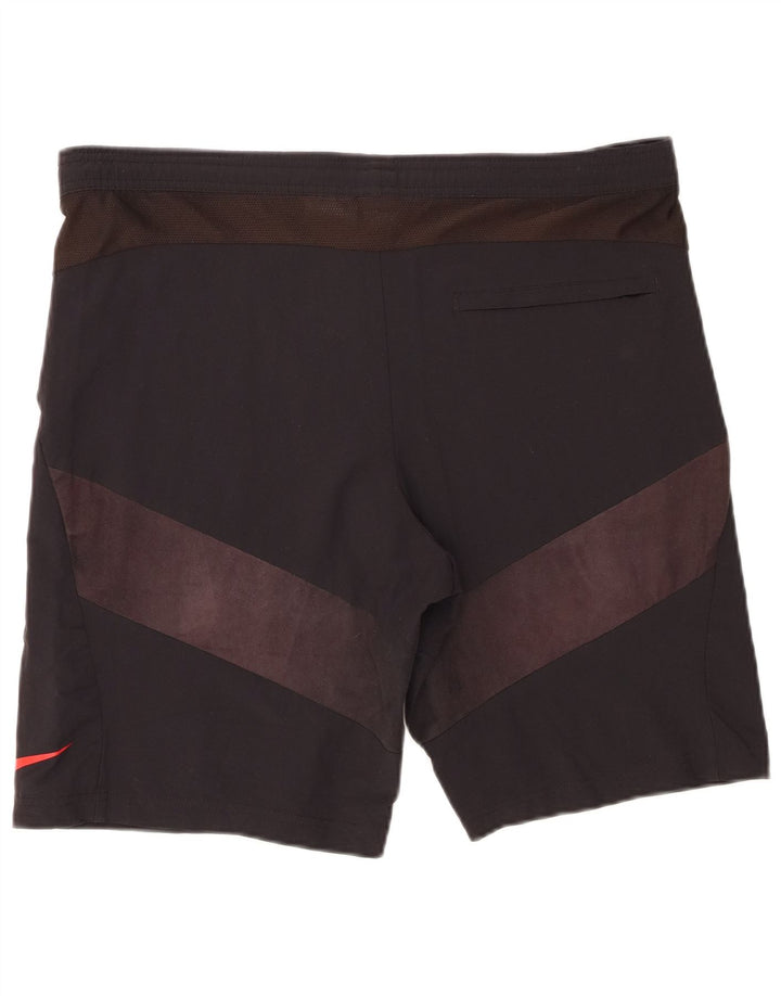 Pantaloncini sportivi Nike da uomo, nylon color block medio nero