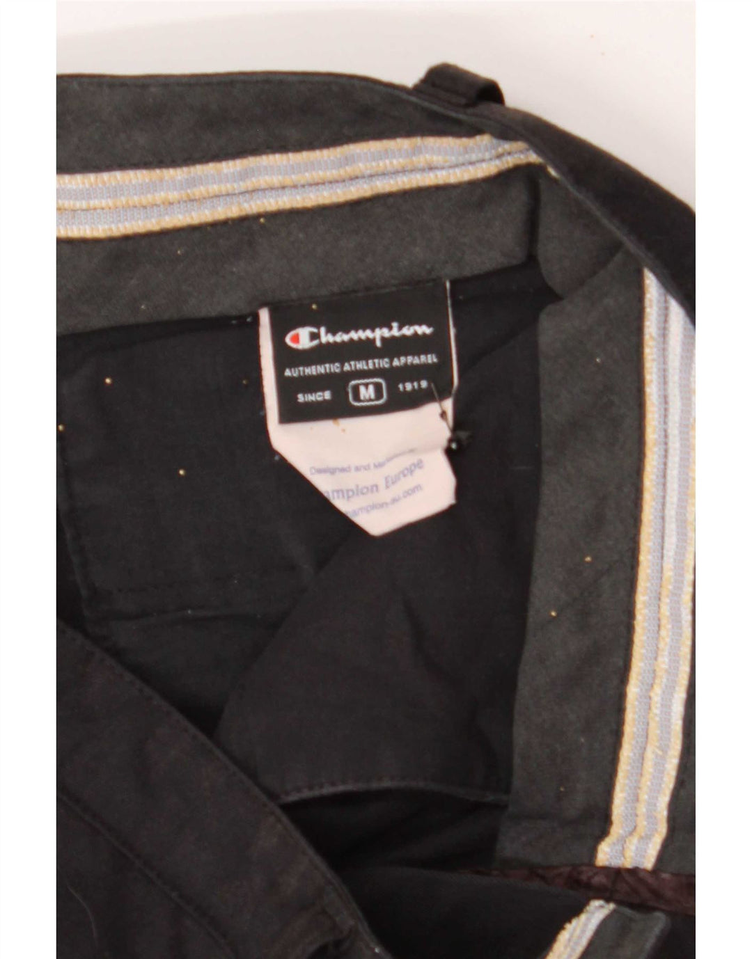 Pantaloni casual dritti da uomo Champion Medium W32 L29 Poliestere nero