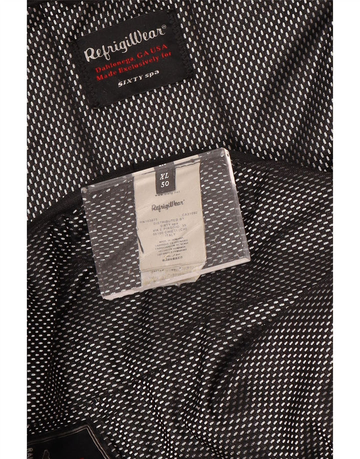 REFRIGIWEAR Giacca imbottita con cappuccio Sixty spa da donna IT 50 XL Marrone