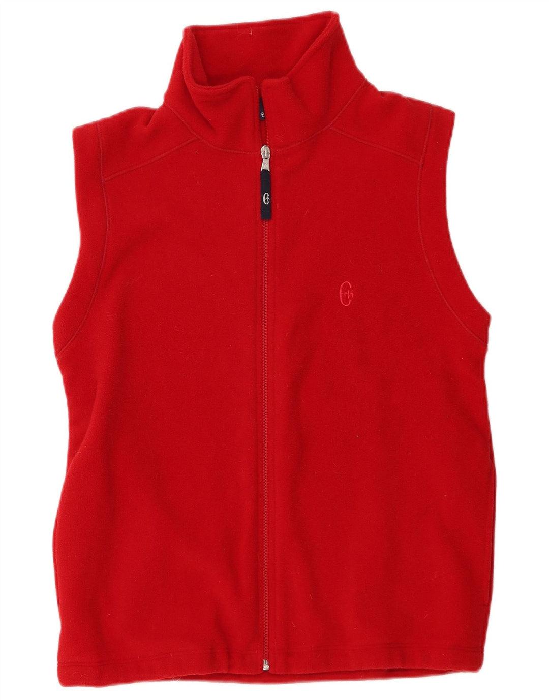 Gilet in pile da donna Conte of Florence UK 10 piccolo poliestere rosso