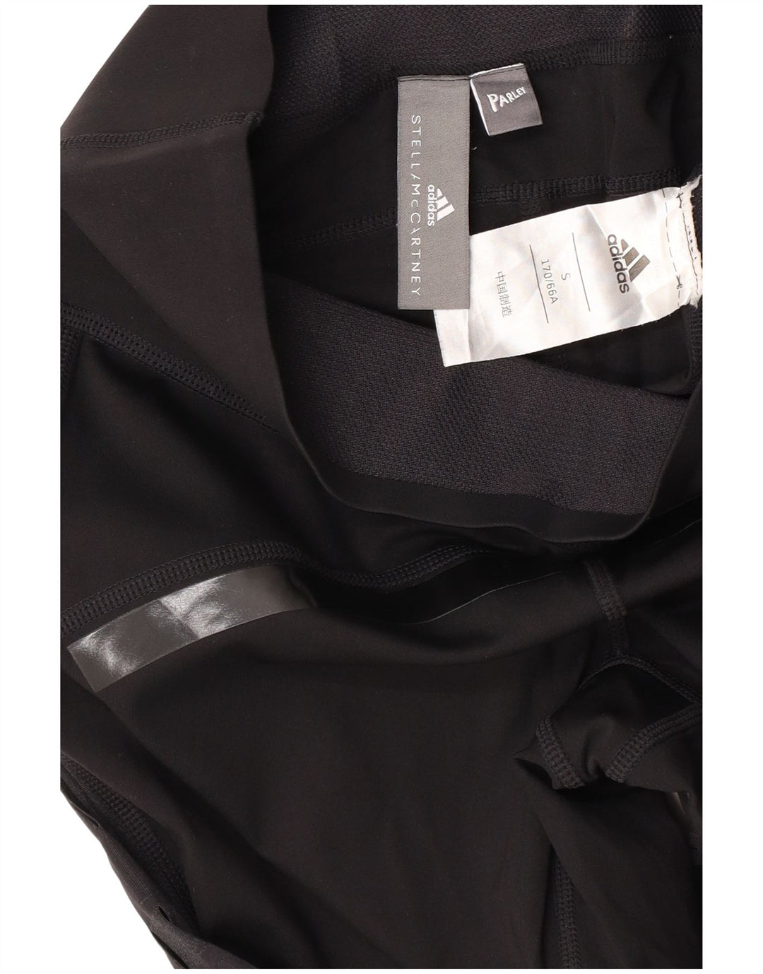 Leggings grafici ADIDAS da donna Stella McCartney UK 8 piccoli a righe nere