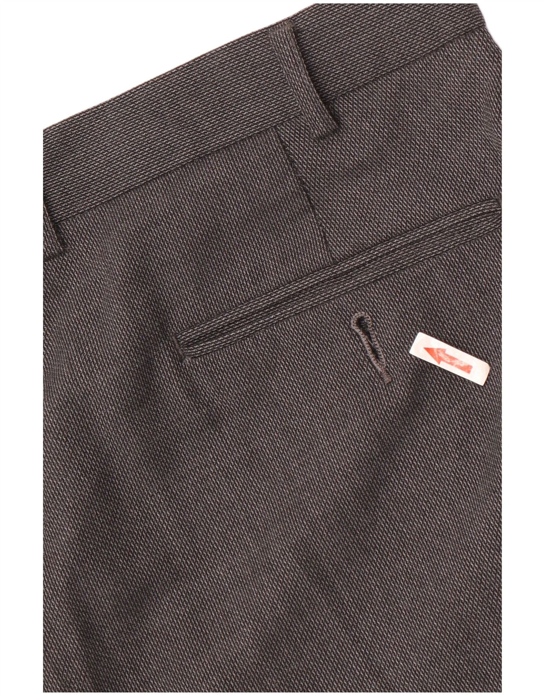 Pantaloni da abito dritti da uomo Marks & Spencer vestibilità regolare W36 L29 lana grigia