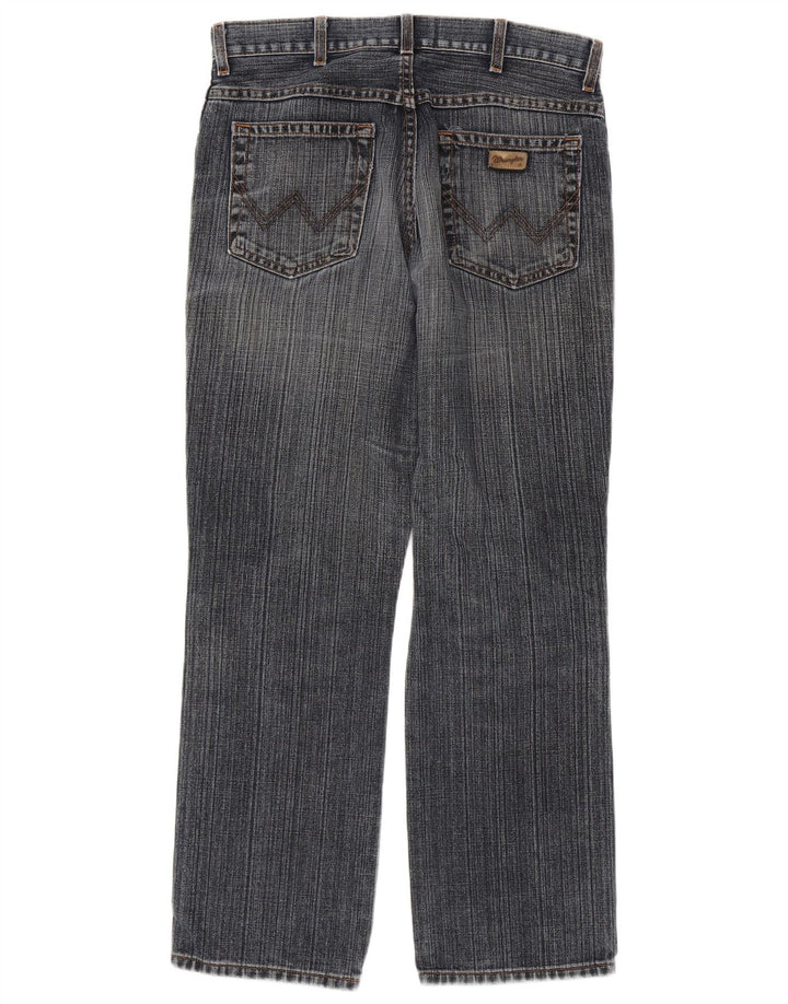 Jeans dritti da uomo Wrangler vestibilità regolare W34 L32 cotone blu