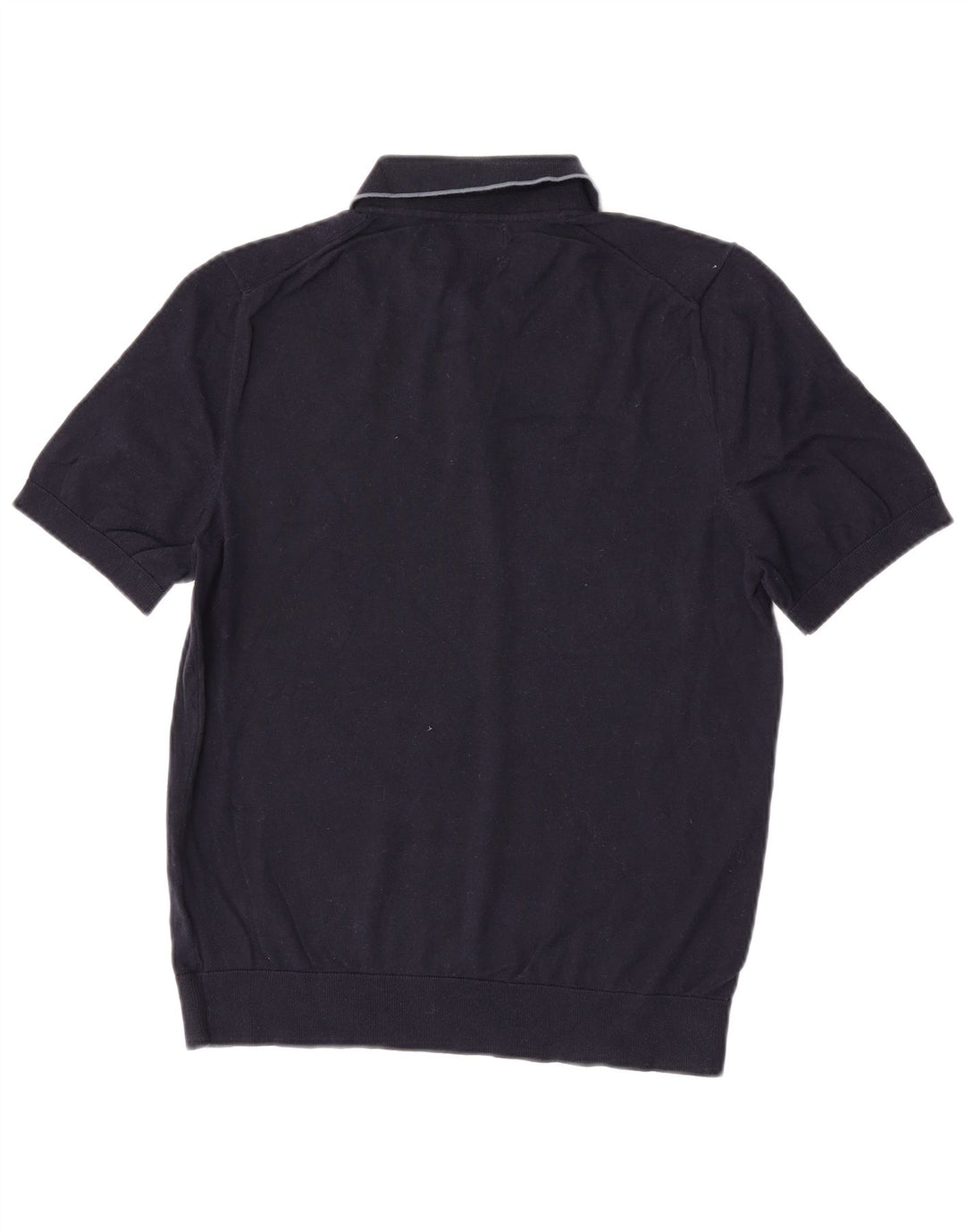 Polo da uomo Marks & Spencer media cotone blu navy