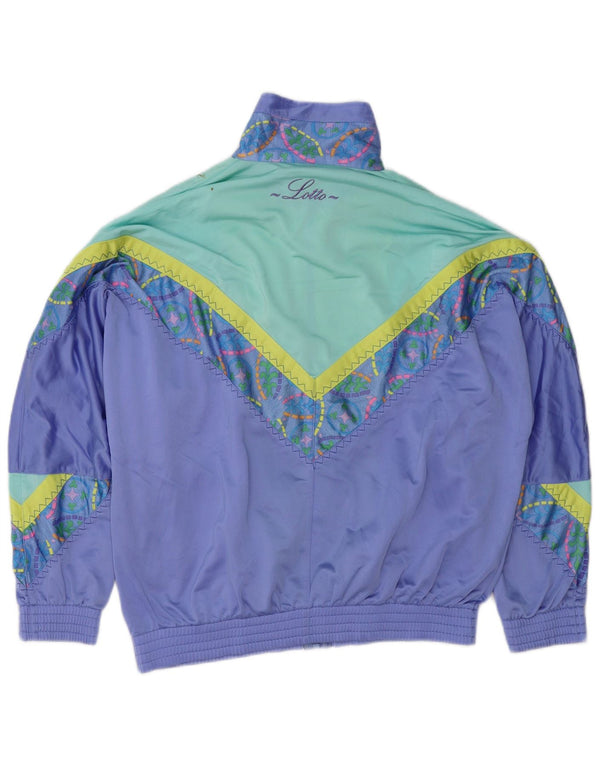 Giacca da tuta da uomo vestibilità ampia Lotto Small Purple Colourblock