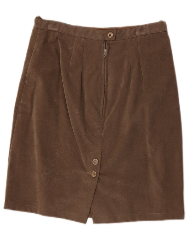 Gonna dritta vintage da donna W24 XS grigia