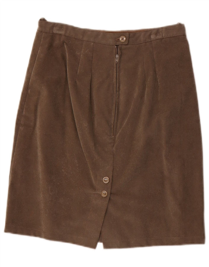 Gonna dritta vintage da donna W24 XS grigia
