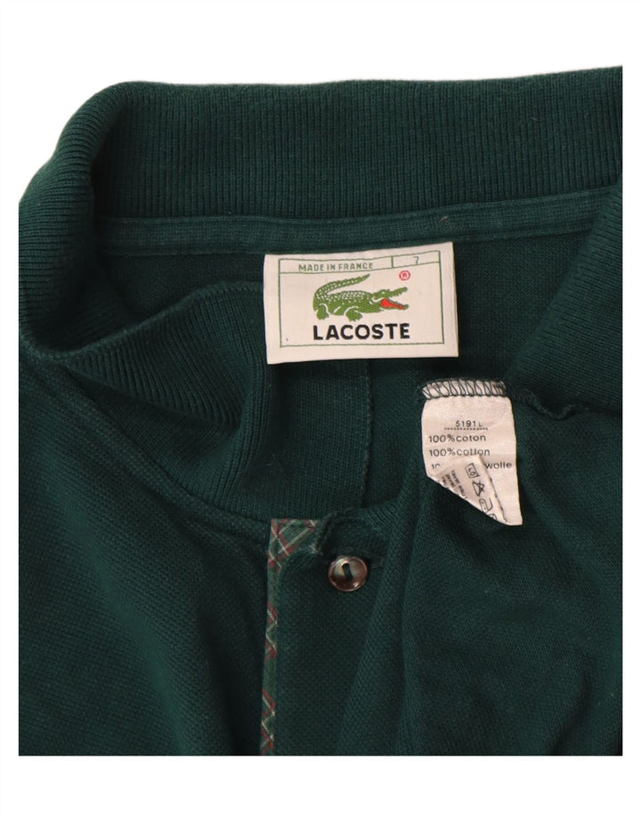 Polo da uomo Lacoste taglia 7 2XL cotone verde