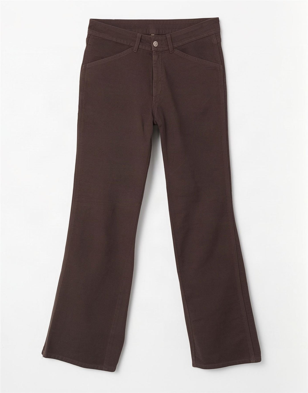 Pantaloni cargo da donna in velluto bootcut Diesel W27 L32 cotone grigio