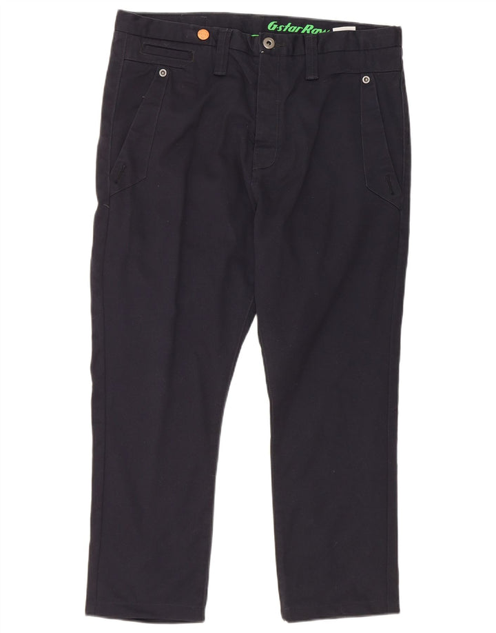 Pantaloni cargo slim da uomo G-Star W34 L24 cotone blu navy