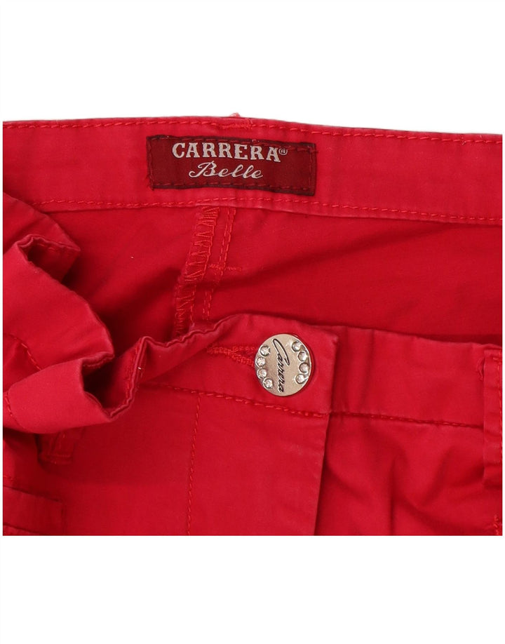 Pantaloni capri slim da donna CARRERA W30 L24 Rossi