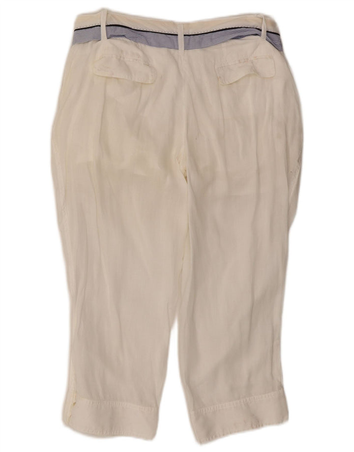 Pantaloni Capri con pegging da donna Dolce & Gabbana IT 42 medio W30 L21 bianco