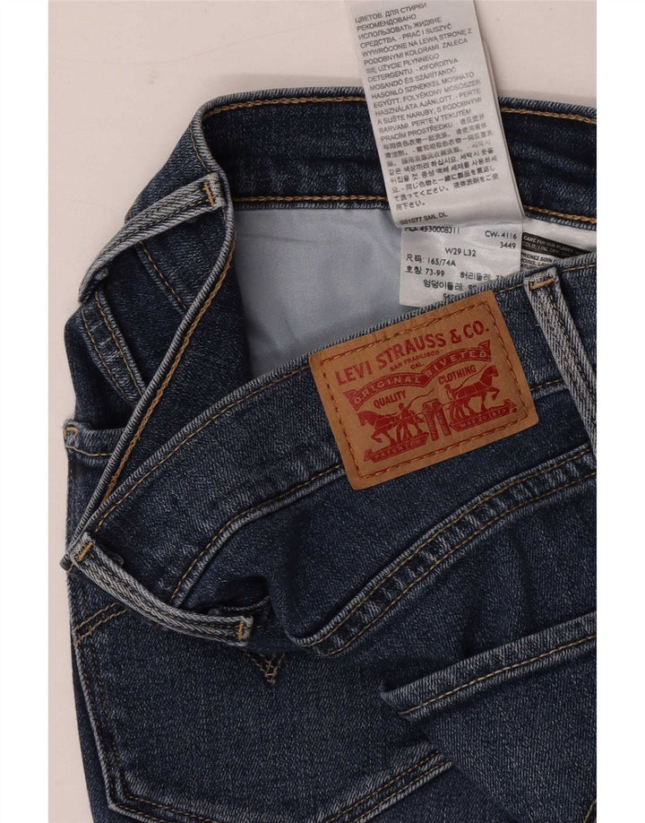 Jeans dritti modellanti da donna Levi's 314 W29 L32 cotone blu