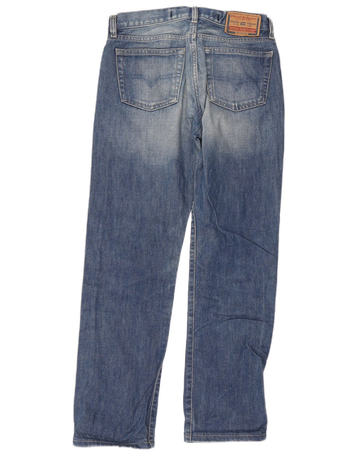 Jeans dritti da donna Diesel W28 L28 cotone blu