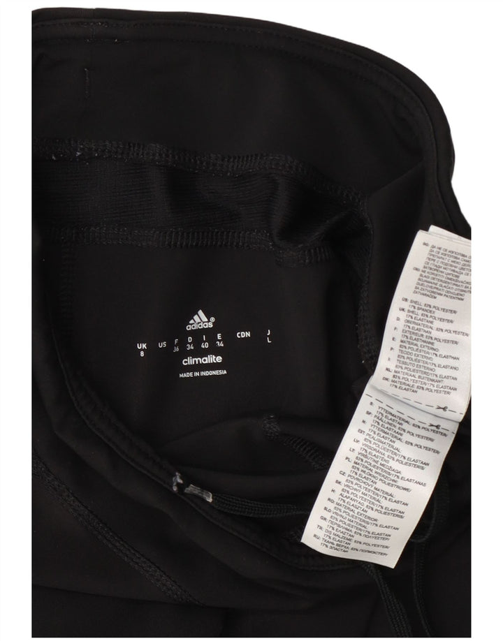 Leggings Adidas Climalite Capri da donna UK 8 Small Poliestere nero