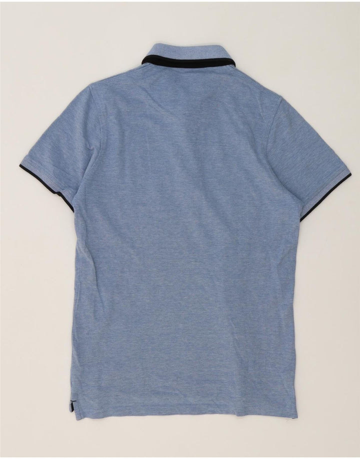 Polo da uomo Jack & Jones in cotone blu medio