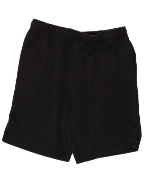 Pantaloncini sportivi da uomo Champion grandi in cotone nero