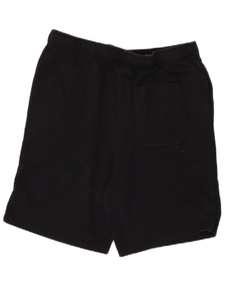 Pantaloncini sportivi da uomo Champion grandi in cotone nero