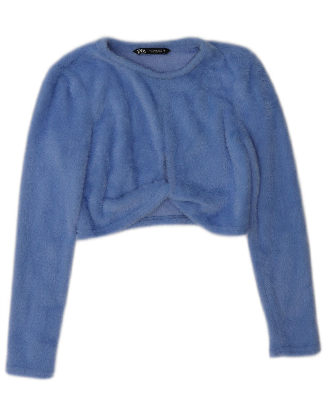 Maglione Bolero da donna Zara UK 10 piccolo nylon blu