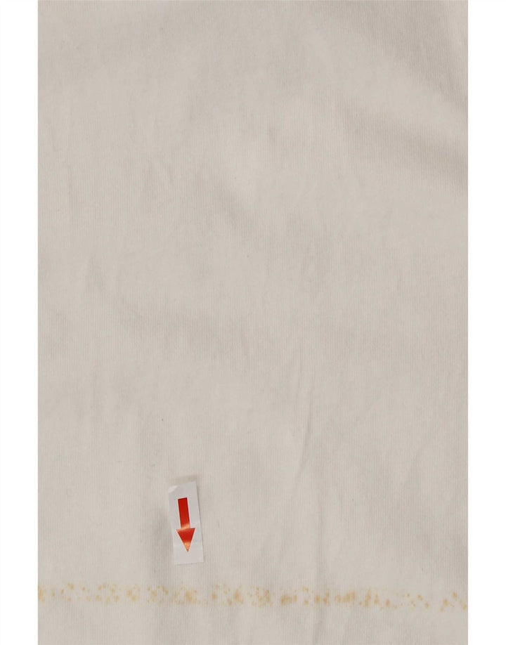 T-shirt da uomo Nike Top grande in cotone bianco