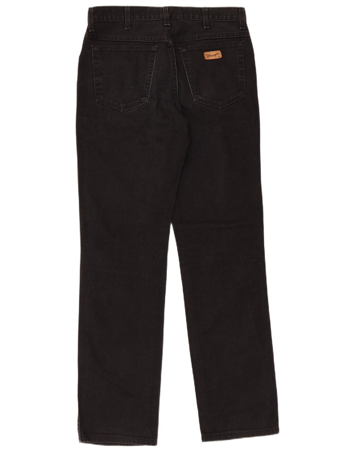 Jeans dritti da uomo Wrangler Texas W33 L34 cotone nero
