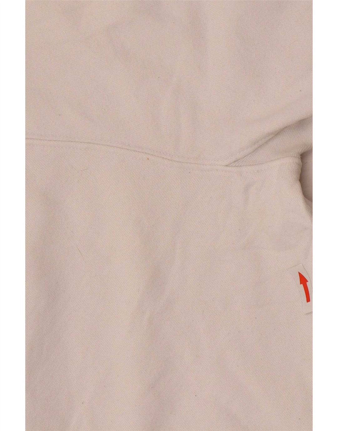 Maglione con cappuccio grafico da donna Levi's UK 14 cotone bianco medio