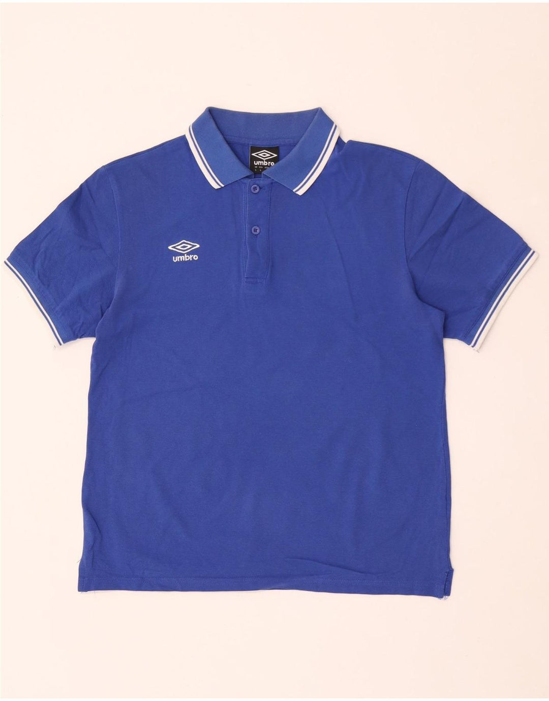 Polo Umbro da uomo grande blu