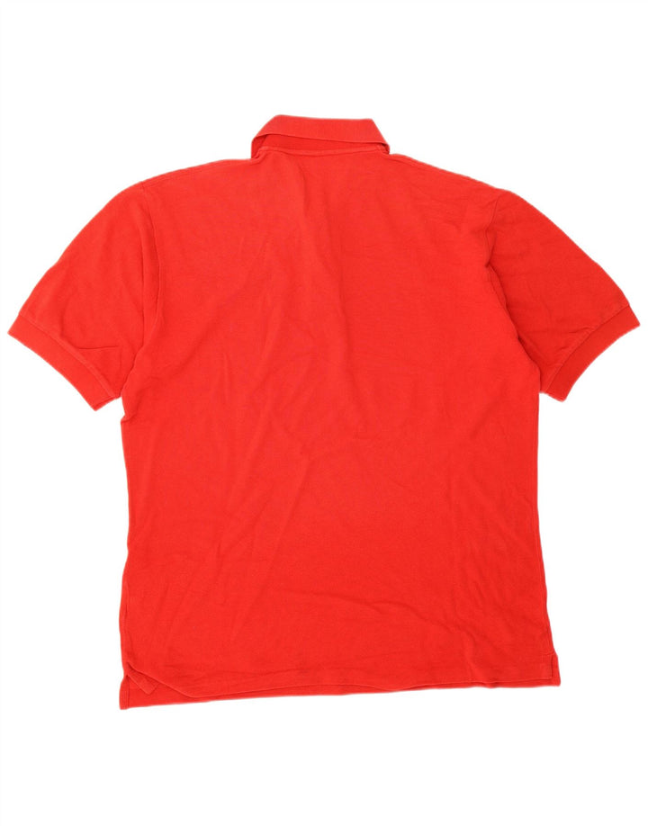 Polo Reebok da uomo in cotone rosso medio