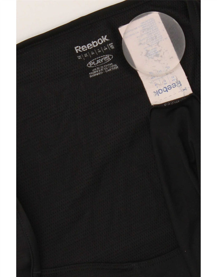 T-shirt Reebok da donna Top UK 18 XL poliestere nero